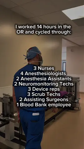 Complex surgeries aren’t a solo act. They’re marathons. Nurses, techs, anesthesia, residents—teams rotate in and out to keep the momentum going. Each fresh shift brings new energy, new focus. The only constant is me, but the truth is: it takes all of us to carry a patient safely through. Grateful for the hands, the hours, and the heart behind every case. 🙌🧠 #Neurosurgery