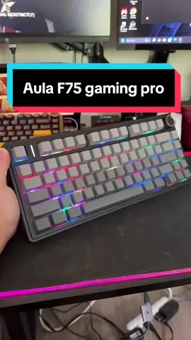 top 3 (1st) creamiest keyboard #aulaf75 #gamingkeyboard #tiktokshop #tiktokshopholidaydeals #GamingSetup 
