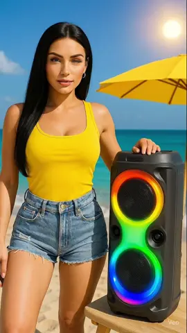 Caixa de som Bluetooth Com Led RGB Portátil FM USB TWS 30W. 👉 Click no carrinho laranja e garanta já a sua. ⚡️⚡️ Oferta Relâmpago⚡️⚡️ #ofertastiktok #tiktokshop #som#praias 