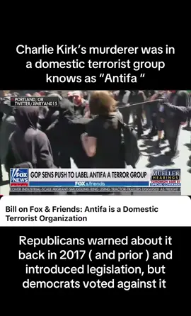 Those who were paying attention in 2015 remember the Berkeley fights and warned against this militant terror group . Democrats denied it was a problem. It’s a far left domestic terror group ! #charlie #conservative 