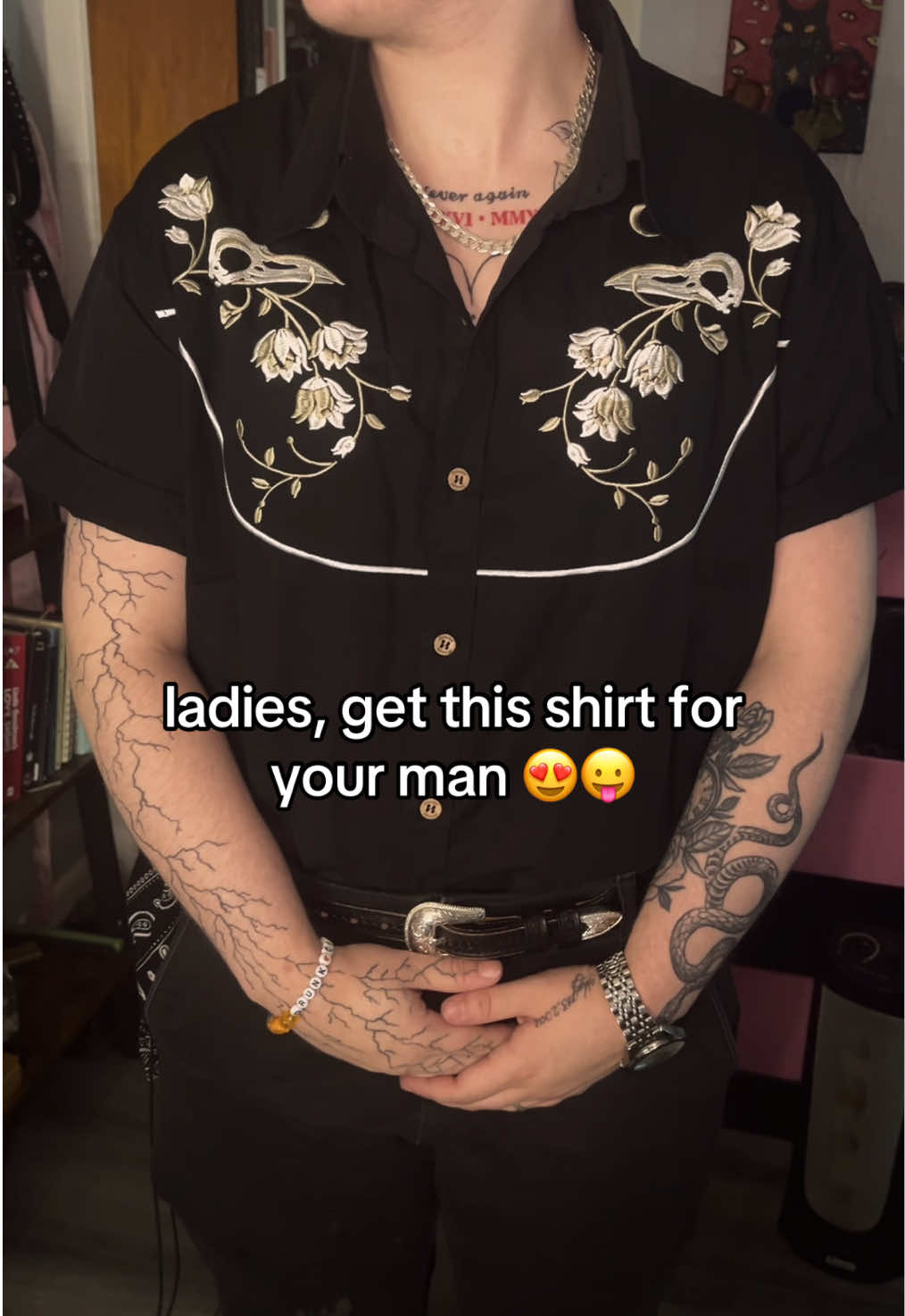 i got this for mine and he loves it :) #alternative #altfashion #masc #fyp #yallternative 
