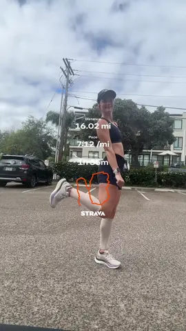 feelin hot in my calf sleeves 🥵😭😂#longrun #longrunfriday #Running #marathons #marathontraining  