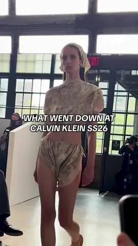 “The sense of intimacy meets a taste for exposure,” read Veronica Leoni’s show notes for her second @calvinklein show, with Jung Kook, @La Rosalia, Solange, @Emrata and at front row. Stay tuned to #DazedFashionTV for all your fashion updates 📺✨⁠#NewYorkFashionWeek  #DazedFashion #CalvinKlein
