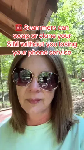 ☎️scammers can swap or clone your SIM without you losing service.  You have no way to know until something strange happens #cryptoscam #romancescam #scamalert🚨🚨🚨 #scamprevention 