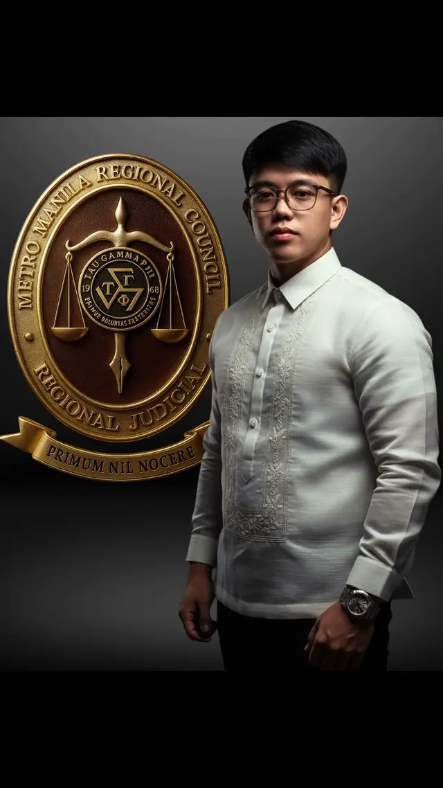 Proud to serve the interests of  Tau Gamma Phi with dignity. Metro Manila Regional Judicial Council #taugammaphi  #triskelion #fyp 