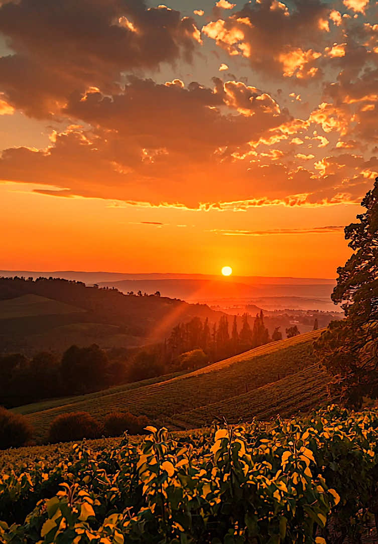 Beautiful vineyards in the evening #RelaxationTV #naturelovers #sunset #forestlover #relaxingtime #foryou #naturetok #soothingvibes #calmingvideo  