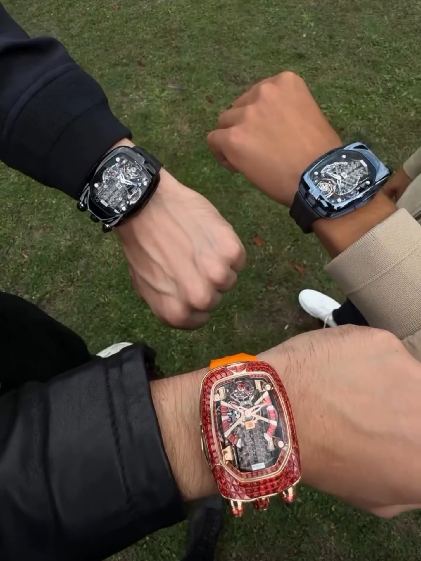 When you’re that serious of a collector you get the timepiece to match your @bugatti #Jacobandco #Inspiredbytheimpossible #bugatti