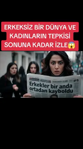 Erkeksiz bir dünya ve kadınların tepkisi sonu ilginç😱#shortsvideo #live #pyf #foryoupagе #keşfetbeniöneçıkar 