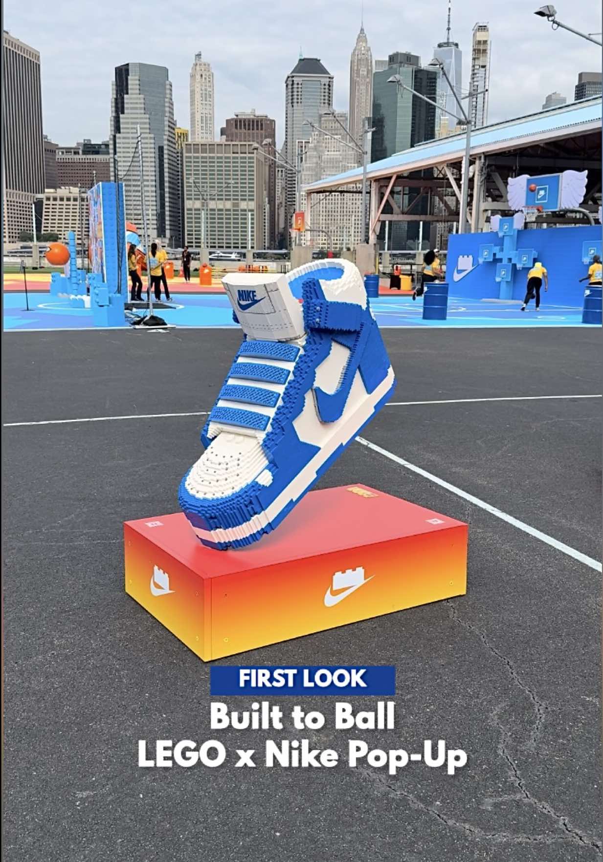 FREE!! LEGO x Nike Experience: Built to Ball 🏀 FREE Fun in NYC! LEGO x Nike are having a fun pop-up this weekend! Built to Ball is an immersive, hands-on activation that invites kids to play their way. Guests can journey through basketball zones including: 🏀Collab Court: Explore Nike x LEGO products and strike a pose next to the life-size Nike x LEGO Dunk Shoe made of LEGO bricks. 🏀Minifigure Trading Card Camp & Mystery Mural: Create your own basketball trading card with a custom digital LEGO minifigure and contribute to a mystery mural.  🏀Hoop Dreams Alley: Grab a basketball and test your skills in the game D-U-N- K or take on a jump challenge against friends. 🏀Skyline Court: An open court for kids to play 4v4 games, enjoy free play with friends, or show off their dunk skills to score a free photo 🏀LEGO Lawn Camp & Customization Station: A chill zone for families to relax & play. Pick your favorite color laces, stickers and LEGO elements to add to your kicks and snag a photo with the oversized LEGO Bball head.  WHERE: 📍Brooklyn Bridge Park, Pier 2, Brooklyn, NY  WHEN: ⏰ Fri Sept 12, 2025 - Sun Sept 14. 11 a.m. - 6 p.m.  PRICE: 🎟️ FREE! No sign up or reservation needed, just drop by! 🙌 @LEGO @NIKE #builttoball #nycpopup #thingstodoinnyc #nyc #freeinnyc