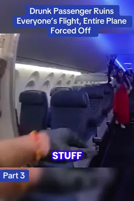 Drunk Passenger Ruins Everyone’s Flight, Entire Plane Forced Off  #cops #copusa🚔🇺🇸 #police #policeofficer #foryou 