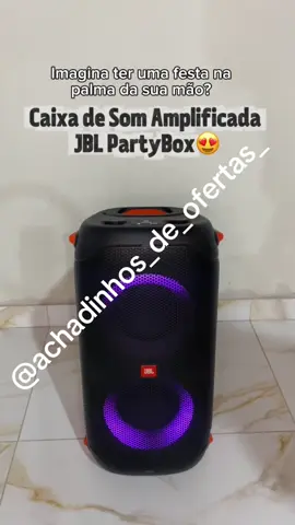 Jbl PartyBox 😍 Precinho que cabe no seu bolso! O link está nos comentários 🛍️ #caixadesom #jbl #jblpartybox #caixinhadesom 