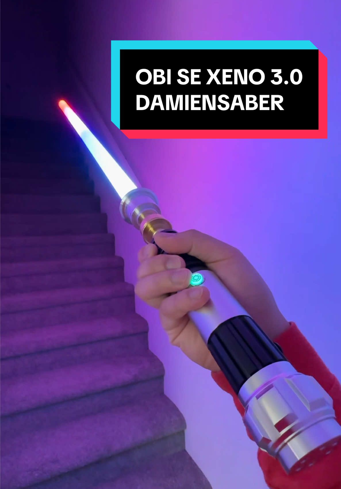The Obi Inspired SE saber is easily in my top 5 for overall useage and there’s not many left in stock currently‼️🤝 #lightsaber #damiensaber #neopixellightsaber  #obiwan #starwarscosplay 