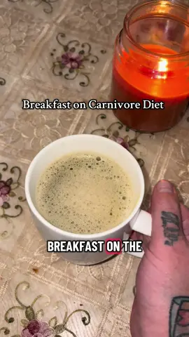 Breakfast on carnivore - today we are heading camping so I wanted to make sure I got a good carnivore breakfast in before! I am having my coffee with butter, eggs and bacon! #carnivore #fyp #carnivorediet #carnivorelife #keto 
