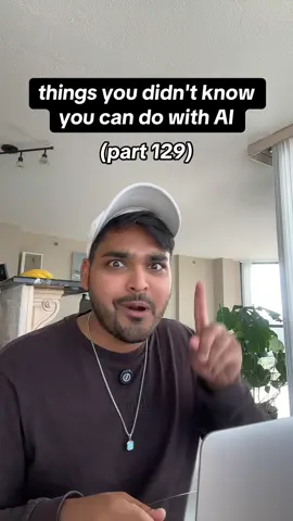 things you didn't know you can do with AI (part 129)