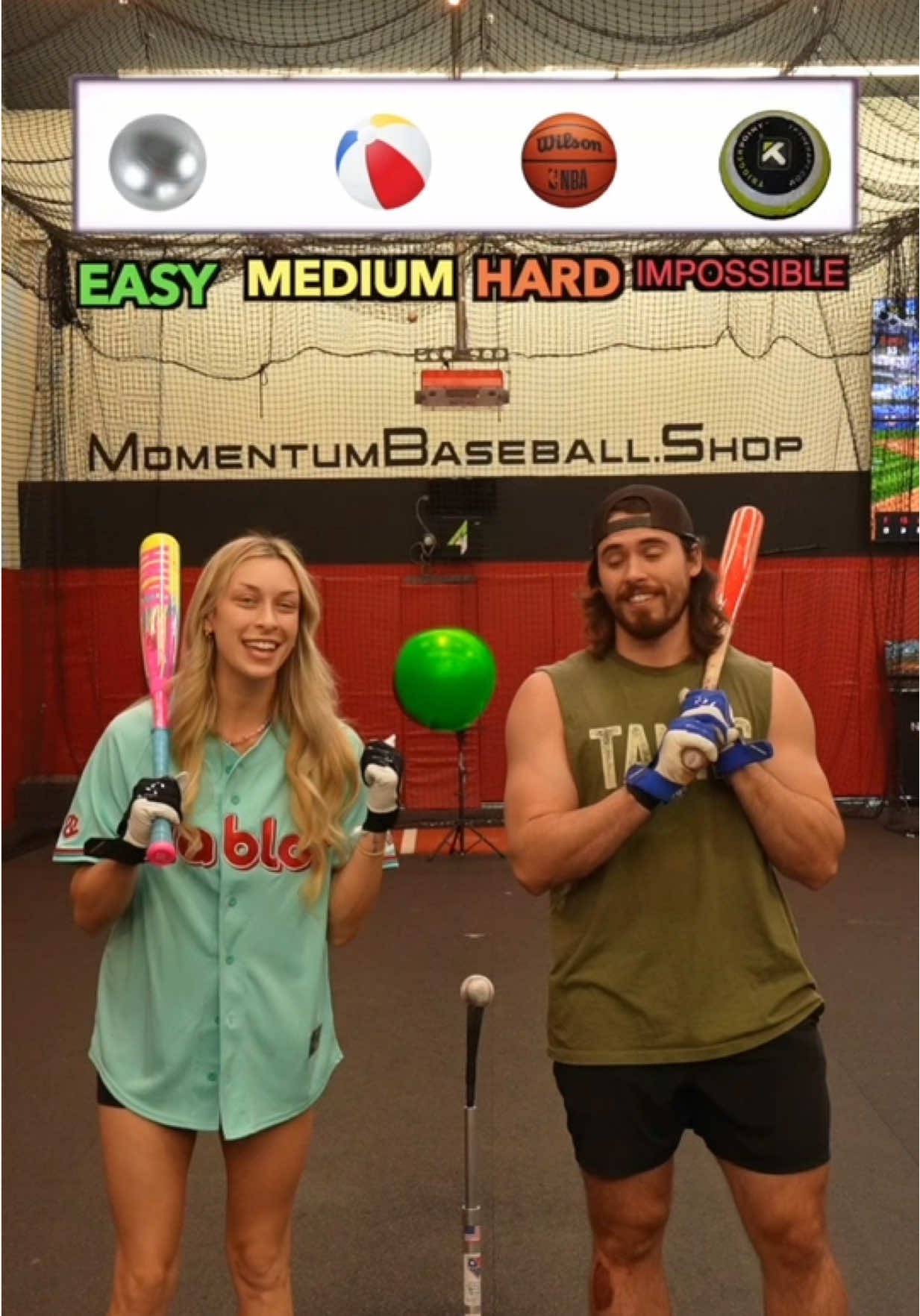 Every time you hit the ball it shrinks  #baseball #softballlife #hitting 