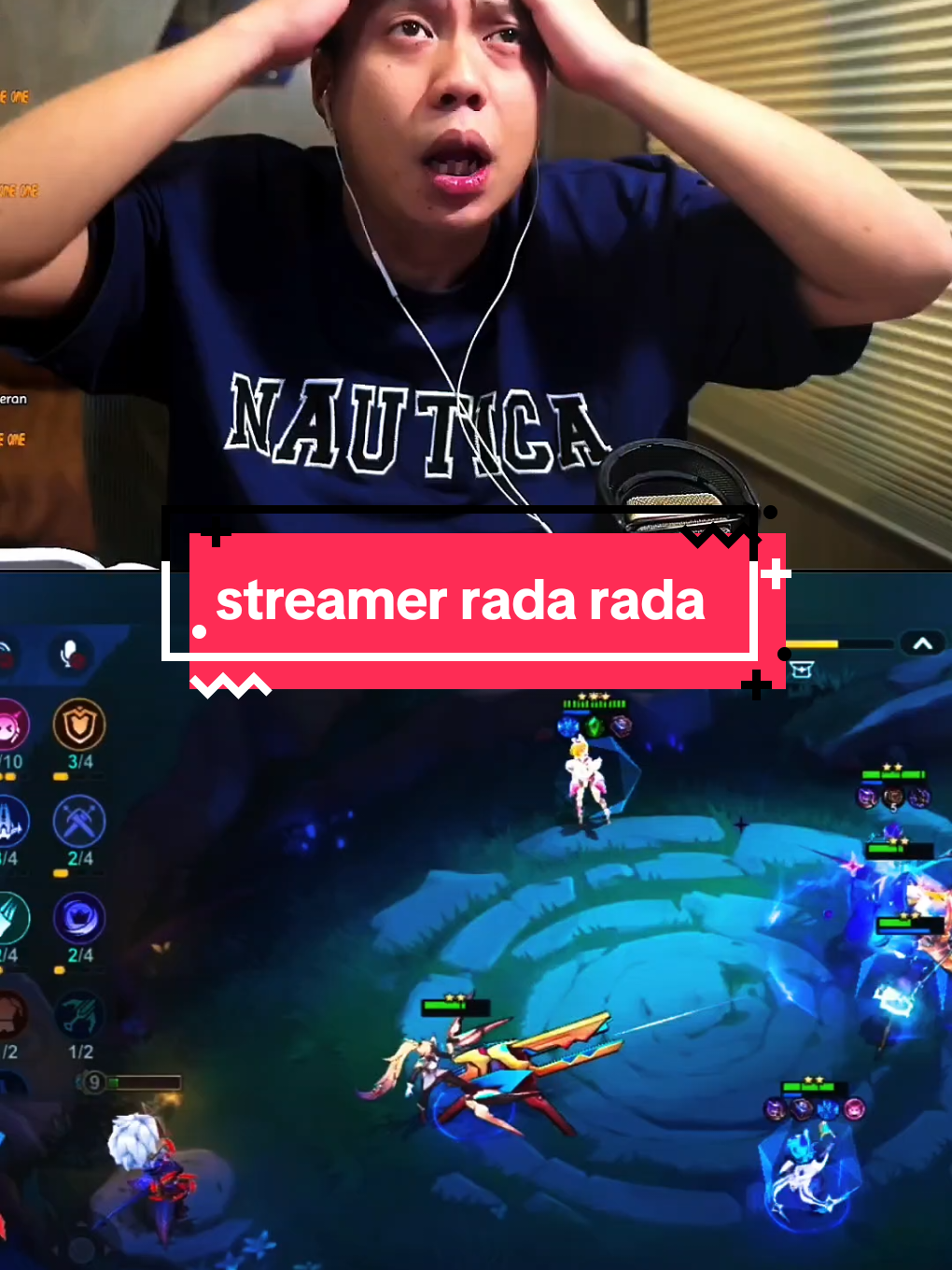 streamer rada rada ni🤣#MCGG #MagicChessGoGo #MRSS3 #MCGGRisingStars #luckyadnan 