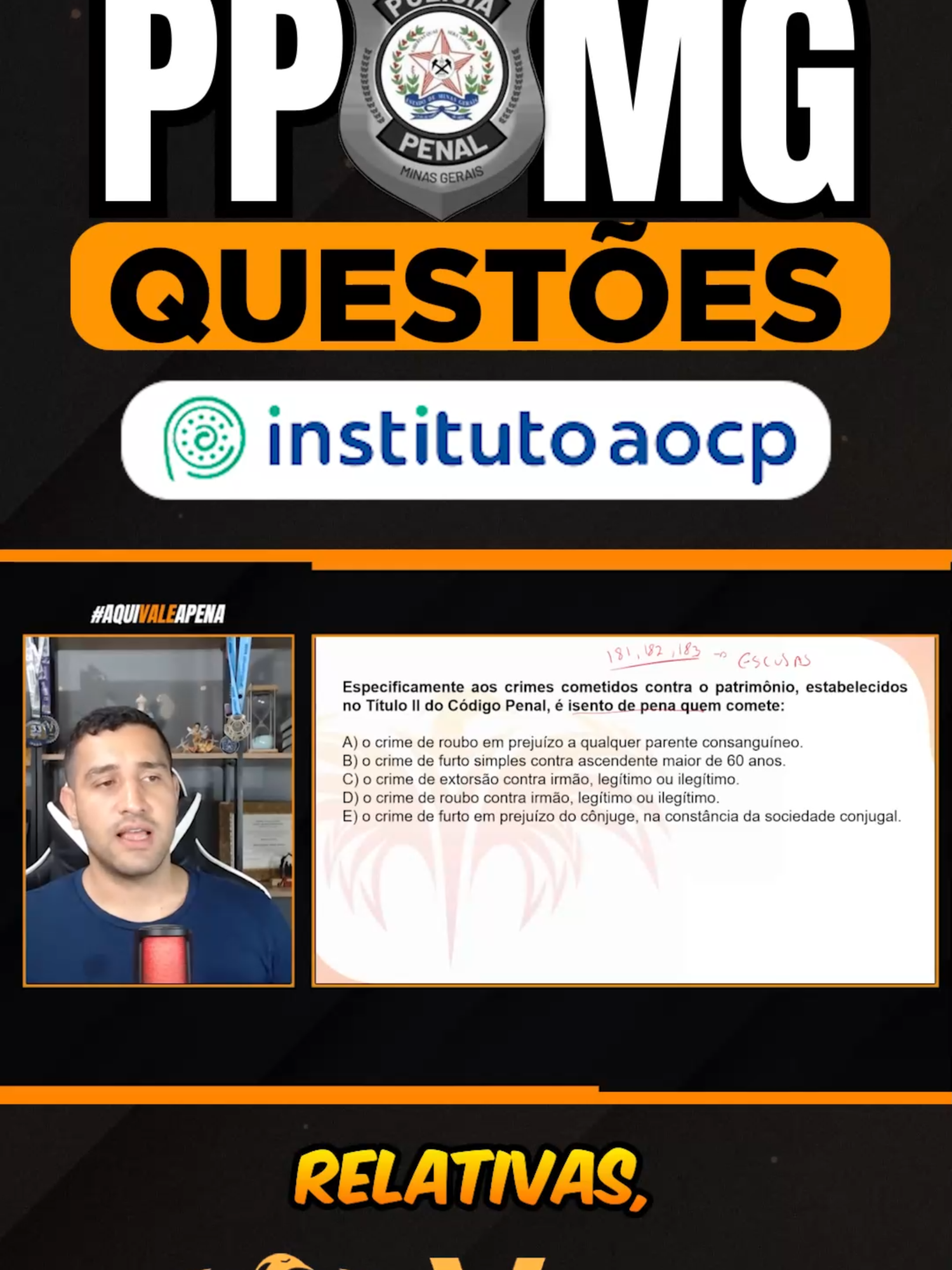 🚨👮‍♂️ FALA, FUTURO POLICIAL PENAL MG! 🚨 Direito Penal pode ser mais simples do que você imagina! ⚖️📚 🔥 Com a explicação certa, você domina os tópicos mais cobrados e sai na frente da concorrência! 🚀✨ 👊 Conte com a gente nessa caminhada rumo à sua aprovação na PPMG! 💯