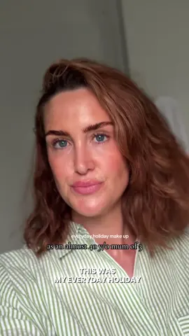 Everyday Glowy ✨ make up while on holidays (for the mummas in their 30s) . . @SKIN ROCKS the Moisturiser  @POCO Beauty Universal Solar Glow spf 30 @rhode skin Glazing Mist, Pocket Blush & Lip Peptide Balm @Charlotte Tilbury Lip Liner in Supersize me . . Brow lam and lash lift with tint saved me daily tbh - tysm @SPMU artist | London 🤌🏼 . . . . #holidaymakeup #glowy #makeupover30tips #everydaymakeup #nomakeupmakeup 
