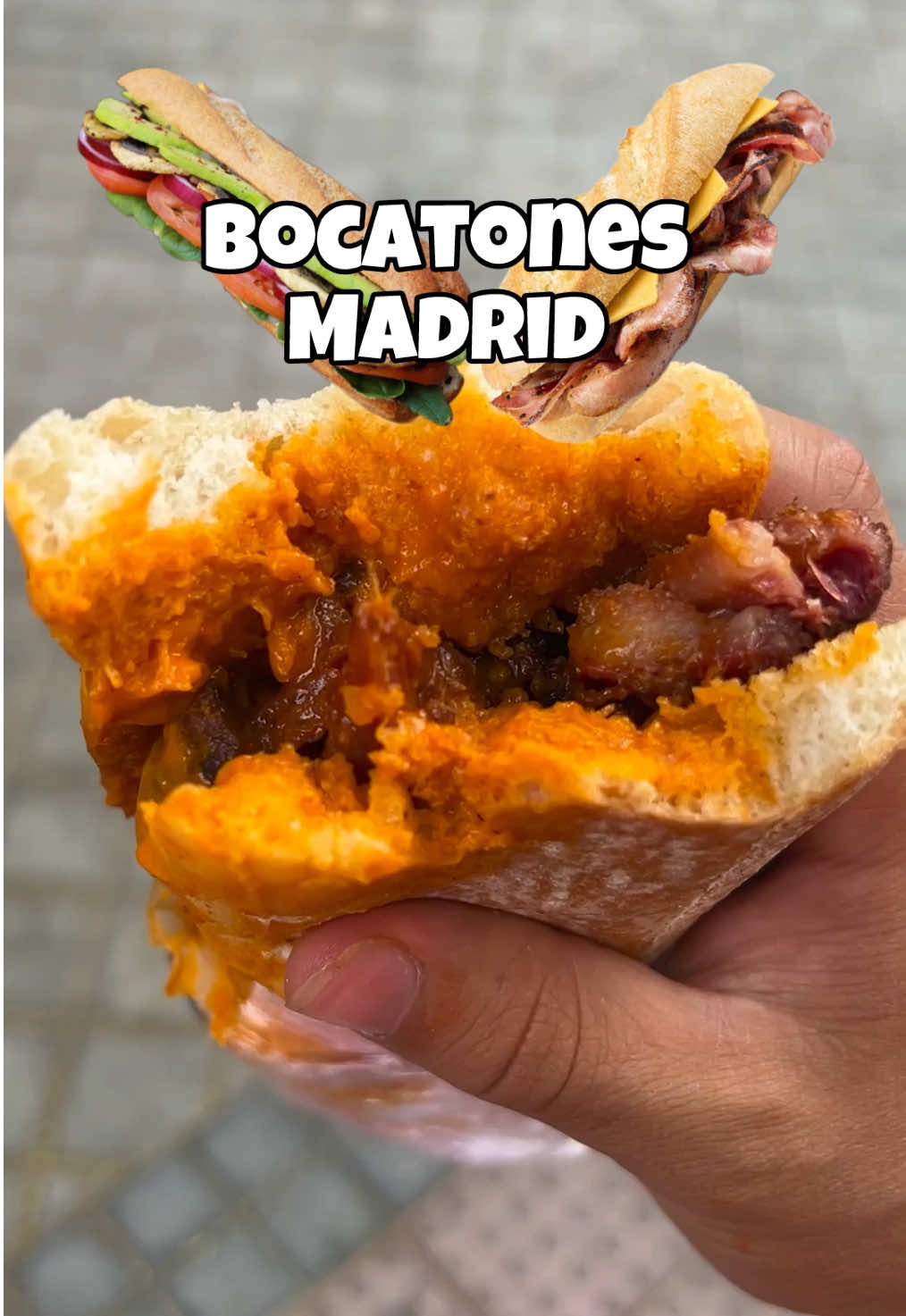 K mejor forma de volver a Madrid k con semejante Bocatón🦦🤙  • • #bocaton #bocadillo #bocata #bocatamadrid #comida 