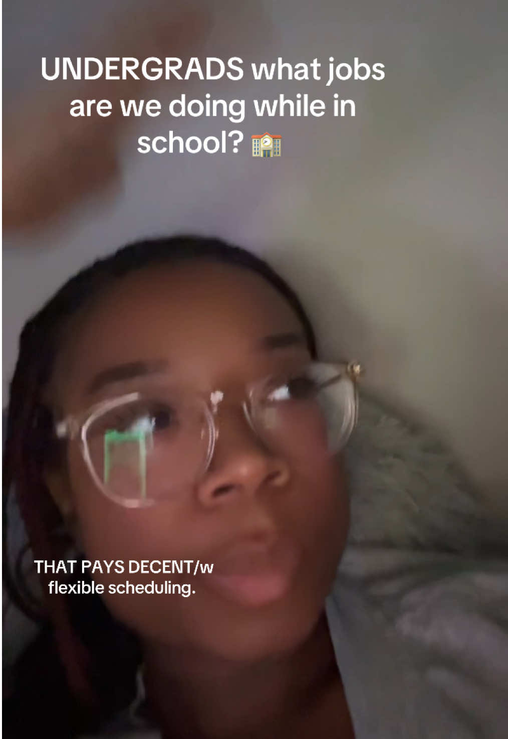 Don’t take offense when I said higher paying, I have bills. I am grown. A job is a job at the end of the day. #undergrad #collegeadvice #20s #communitycollege 