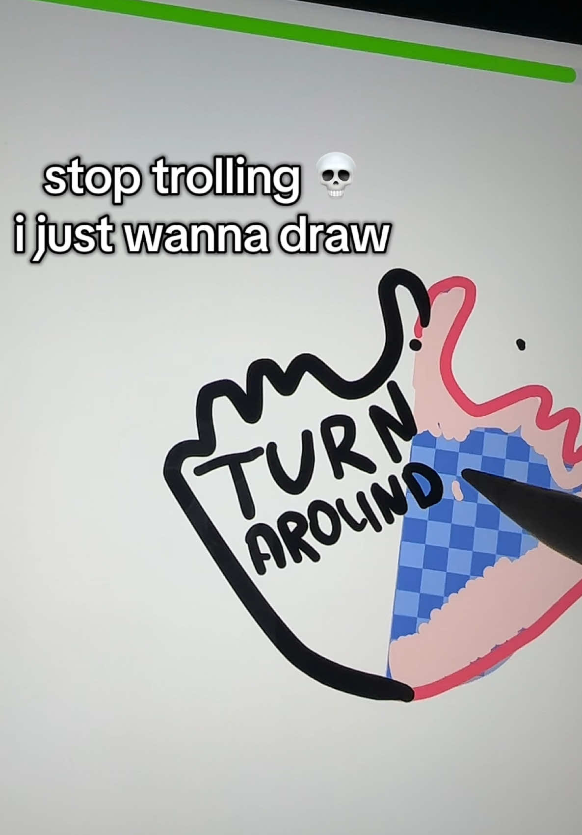 stop trolling 💀 I just wanna draw #app #game #multiplayer #scarystories #ipad 