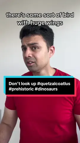 Don’t look up #quetzalcoatlus #prehistoric #dinosaurs