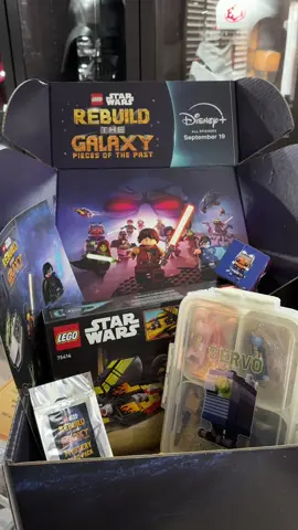 Lego Star Wars Rebuild the Galaxy: Pieces of the Past is premiering on September 19th only on @Disney+ and to celebrate @Star Wars @LEGO sent this awesome mystery box! #legostarwars #rebuildthegalaxypiecesofthepast #rebuildthegalaxy #starwarslego 