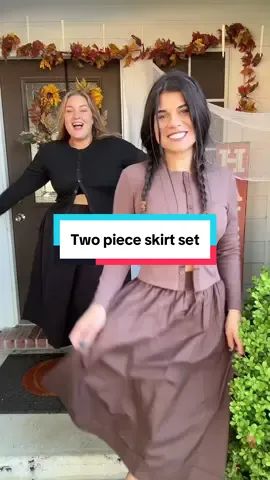 Free ppl on a budget these two piece sets look incredible on both of us! #twopieceset #twopieceoutfit #skirtset #twopieceskirtset #OOTD  @Uaneo 