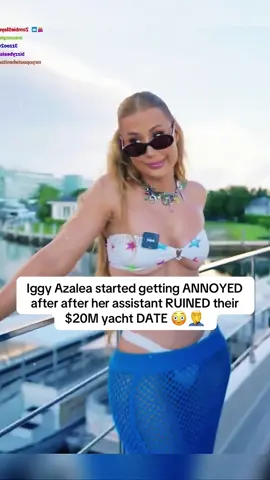 Iggy Azalea started getting ANNOYED after after her assistant RUINED their $20M yacht DATE 😳🤦‍♂️ #n3on #iggyazalea 