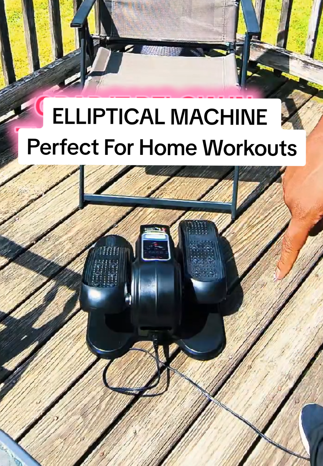 Let's get moving! #homeworkout #elliptical #ellipticalworkout #cardio  #livehighlights 