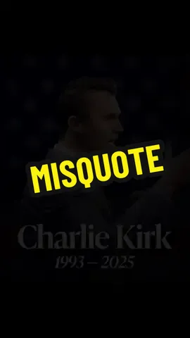 Replying to @Robin Non-binary Wonder 🍉 I have searched all forms of social media to find this quote. I see the image you shared come up a lot and people in comments swear he said it, but no one is able to give a source or actual quote of any kind. Whether it’s from his podcast, a college event, or an interview. I know he mentioned something about televising executions to deter others from doing the evil that the person has done. But nothing about children or what you mentioned in the quote. 🇺🇸 #charliekirk #misquote #misrepresentation #GodBlessAmerica #goodvsevil 