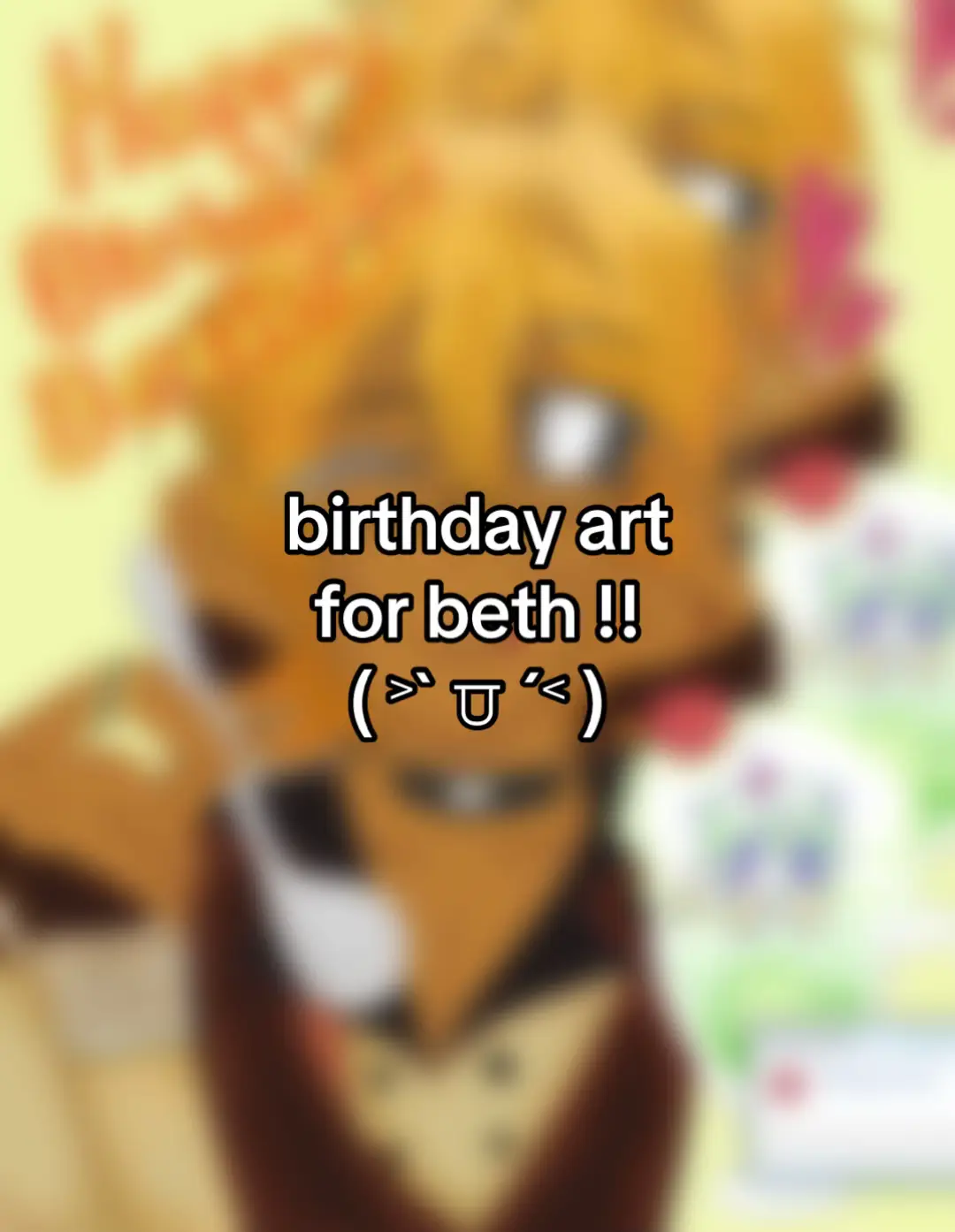 bday art for @𝄢  beth_  [📺➕️] !! ദ്ദി  ˊ ᗜ ˋ )  -☆ #sketch #drawing #kagaminelen #oc #bdayart 