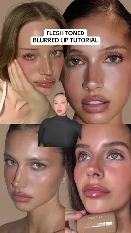 #greenscreen how to make your lips look bigger and more pouty using flesh tones and natural lip contouring shades - this is more natural than the overline we are used to seeing  Products used @Morphe Cosmetics signature lip pencils, rock steady and sweet tea @Givenchy Beauty ph reactive universal balm  #blurredlips #overlinedlips #poutylips #liplinerhack 