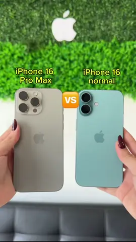 iphone 16 VS 16 Pro Max 🔥¿Con cuál te quedas? #fyp #iphone #apple 