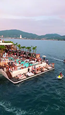 Two more booked for the Persuasion! Fun Fact: Did you know Bangkok has the world's first floating beach club in Phuket, Thailand, which opened in August 2023. She offers a luxurious multi-level experience with a 22-meter infinity pool, various bars and lounge areas, a restaurant, and a sunset terrace, all with a unique blend of daytime relaxation with panoramic sea views and nighttime entertainment with DJs and live music. Meet me there!!! @highlight. January 9-19th #travelblogger #delawaretravelagent #thailand #travel #grouptrip