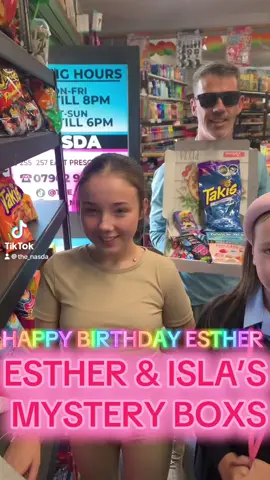 HAPPY BIRTHDAY ESTHER #mysterybox #americancandy #foryoupage❤️❤️ #fyp #trendin #liverpool #tiktokcandy #foryou #happybirthday 