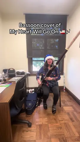 The bassoon really captures the pure emotion of Celine Dion’s timeless song 🥹 #musicmajor #bandtok #bassoon #myheartwillgoon 