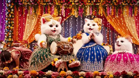 Mehndi ki Yeh Raat  #mehndikiyeraat #viral #catdance #catvideos #cattiktok #whitecat #catslove