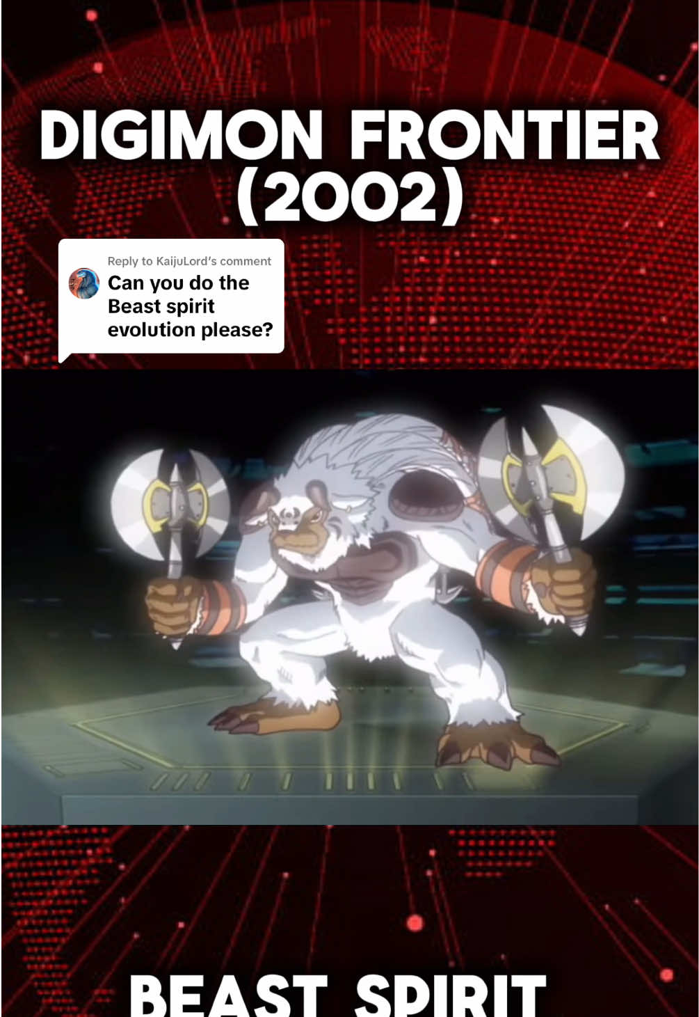 Replying to @KaijuLord  DIGIMON FRONTIER (2002) || BEAST SPIRIT EVOLUTION 🔥  #digimon #digimonfrontier #digimonadventure #digimontamers #digimonadventure02 