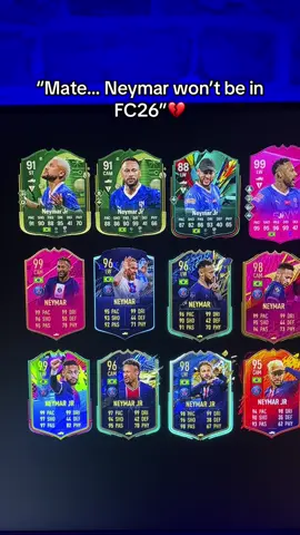 No Neymar in fc26 ❌ #eafc #fc26 #eafc26 #eafc26fut #fifa 