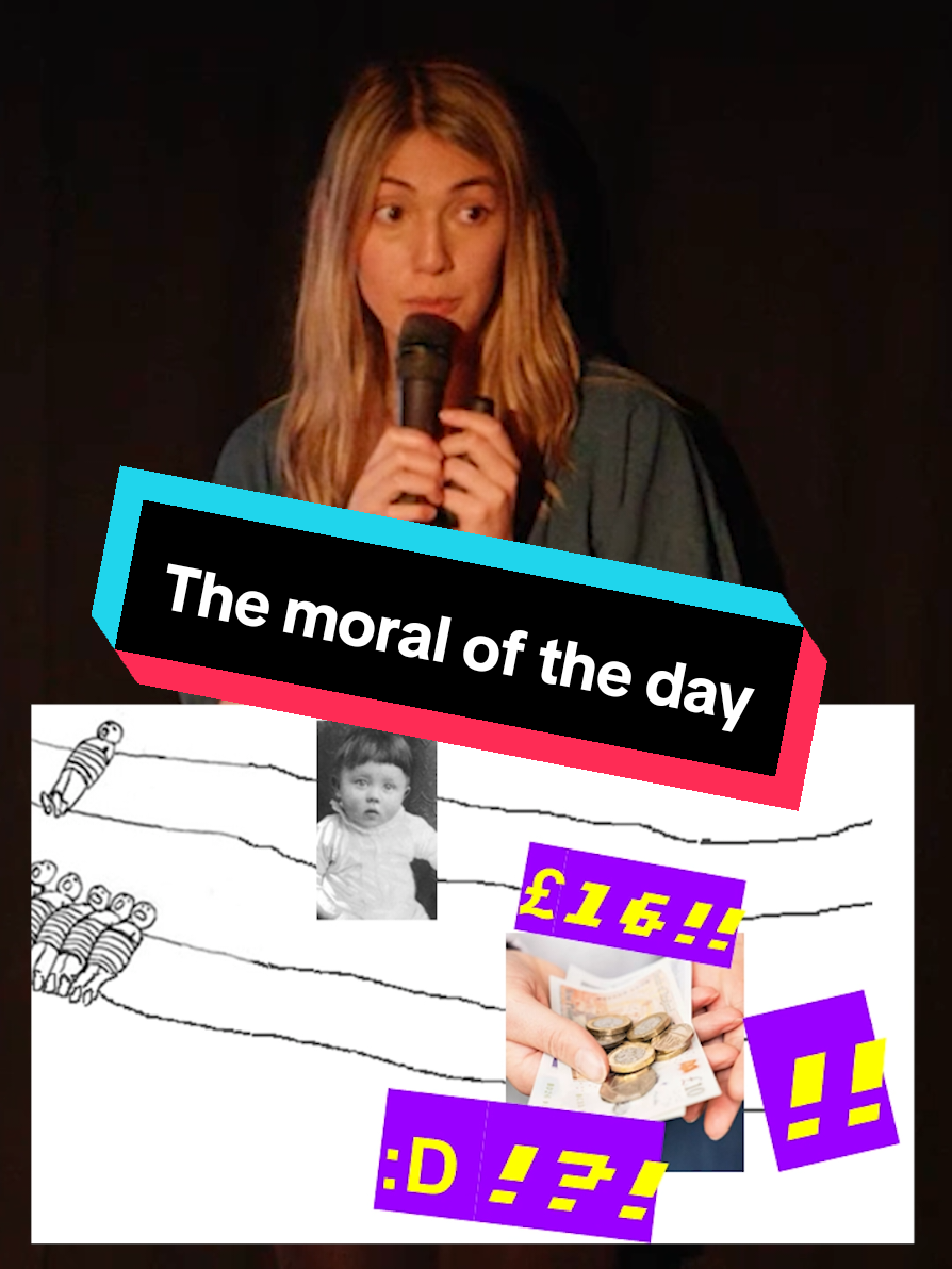 this one feels like too many spare parts added together lol - but I'm saving up new material for a show so look forward to that?? #silly #standupcomedy #trolleyproblem  #trans #stickbug 