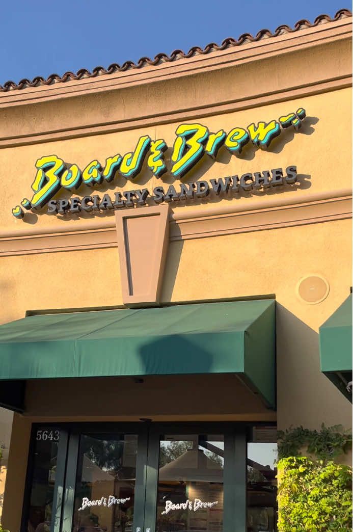 DIML as a UCI Pre-Med Student! If you're a high school or college student, you HAVE to stop by @Board & Brew during the month of September for their student meal deal. Just show your student ID and get a free fountain drink with any sando - you could also do one of their salads or wraps! And don't forget the secret sauce 😉