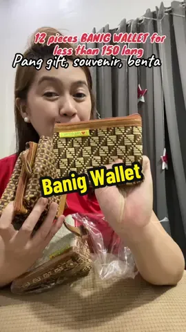 BIGYAN NA KITA NG IDEA NA PWEDE MONG PANG GIFT OR PANGBENTA - BANIG WALLET  #banigwalletsouvenir #banigcoinpurse #walletbanig #souvenirwallet 