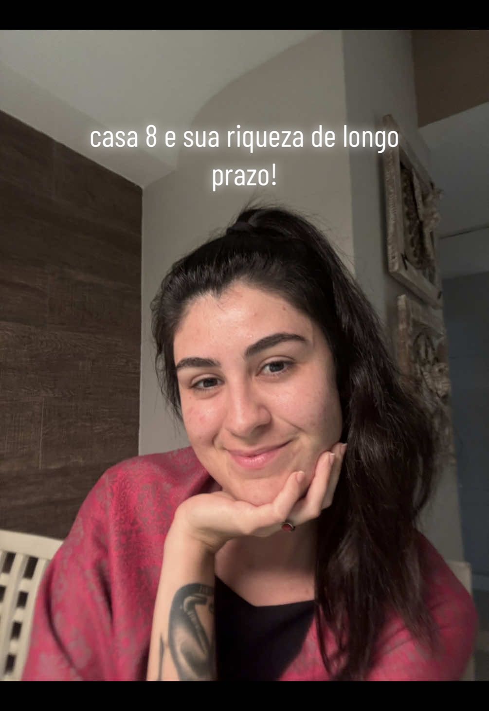 a sua casa 8 é quem pode te enriquecer a longo prazo e fazer com que suas manifestações sejam realistas e visionárias 💫 agora analisa ela e salva esse post pra nunca esquecer dos seus poderes 💚