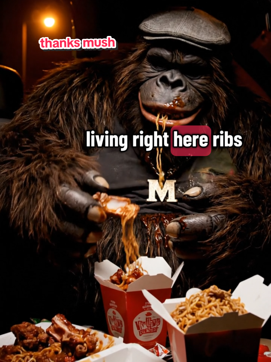 a thank you from big mush #fyp #traveller #gypsy #bigfoot #chinesefood 