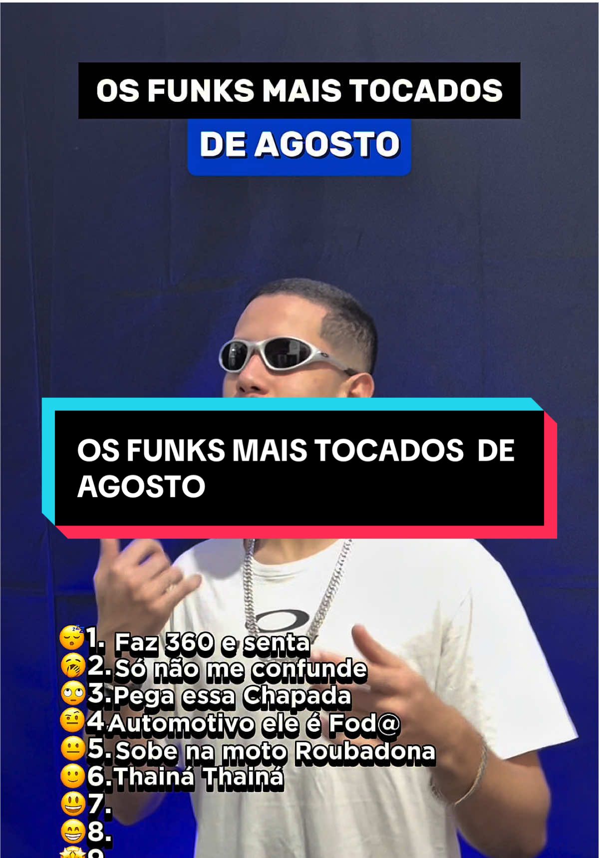 Os funks mais tocados de Agosto!!! Quais dessas você conhece? Comenta aí ⬇️🙏🔥 #festa #dj #funk #playlist #funkbrasil 