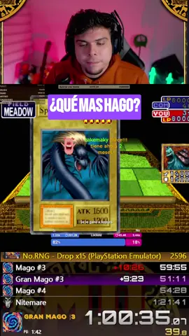 Que mas puedo hacer? #YuGiOh #ForbiddenMemories #Suerte #Gaming #MomentosDivertidos