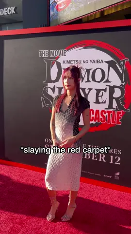 Demon Slayer Infinity Castle premiere! Thank you @crunchyroll for having me! In theaters NOW! #demonslayer 