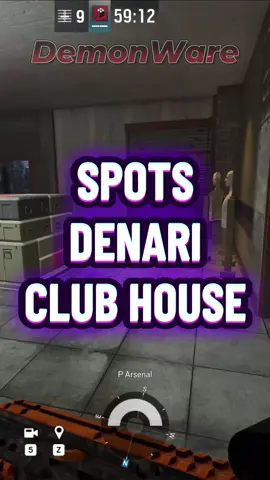 Spots Denari - Clubhouse #rainbowsixsiege #Denari #SiegeX #siegetips #r6xclipen 