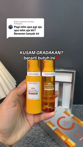 Membalas @Annisa Purbasari mantul bangettt😍‼️ #skintific #skintificvitamincserum #serumvitaminc #skincare 